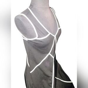 Remain Black and White Women's Dress